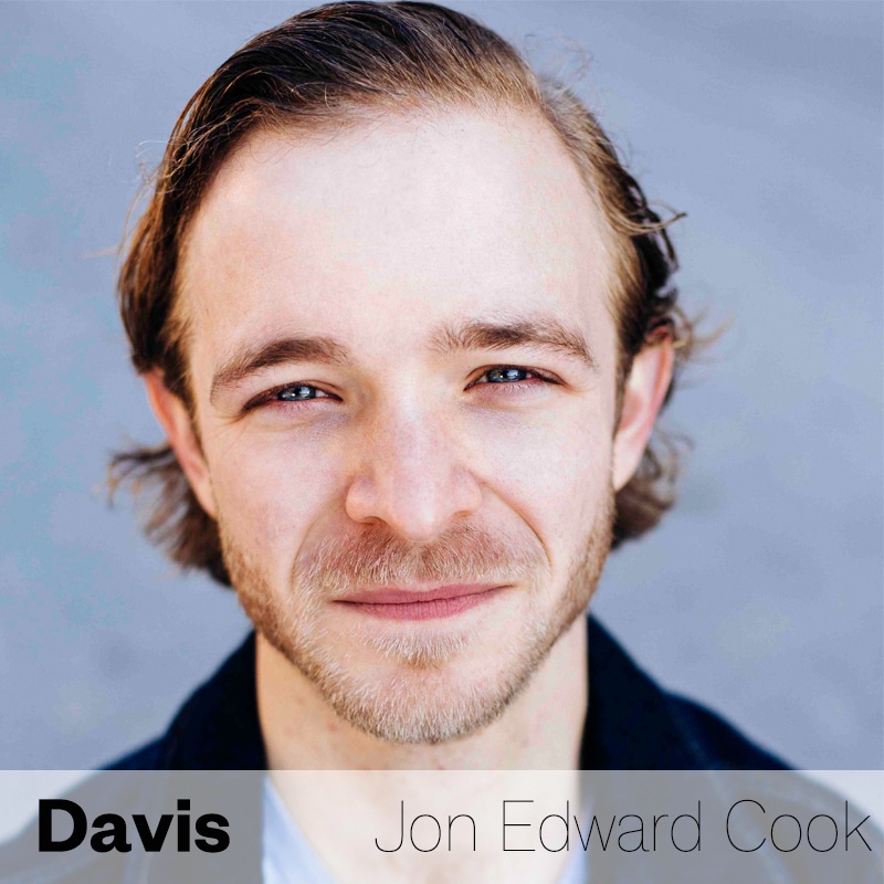 Jon Edward Cook Headshot - playing the role of Davis